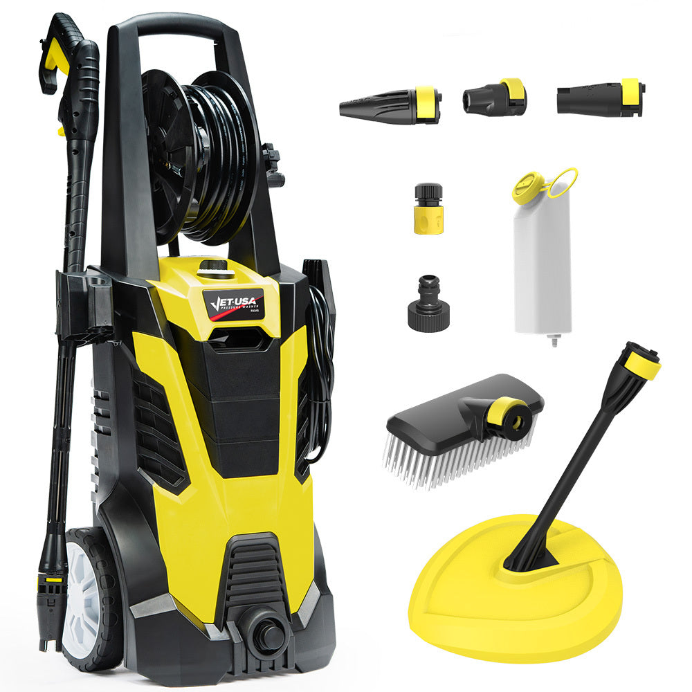 2800 PSI Electric Pressure Washer with 10m Hose & Attachments, 2.8m Reach