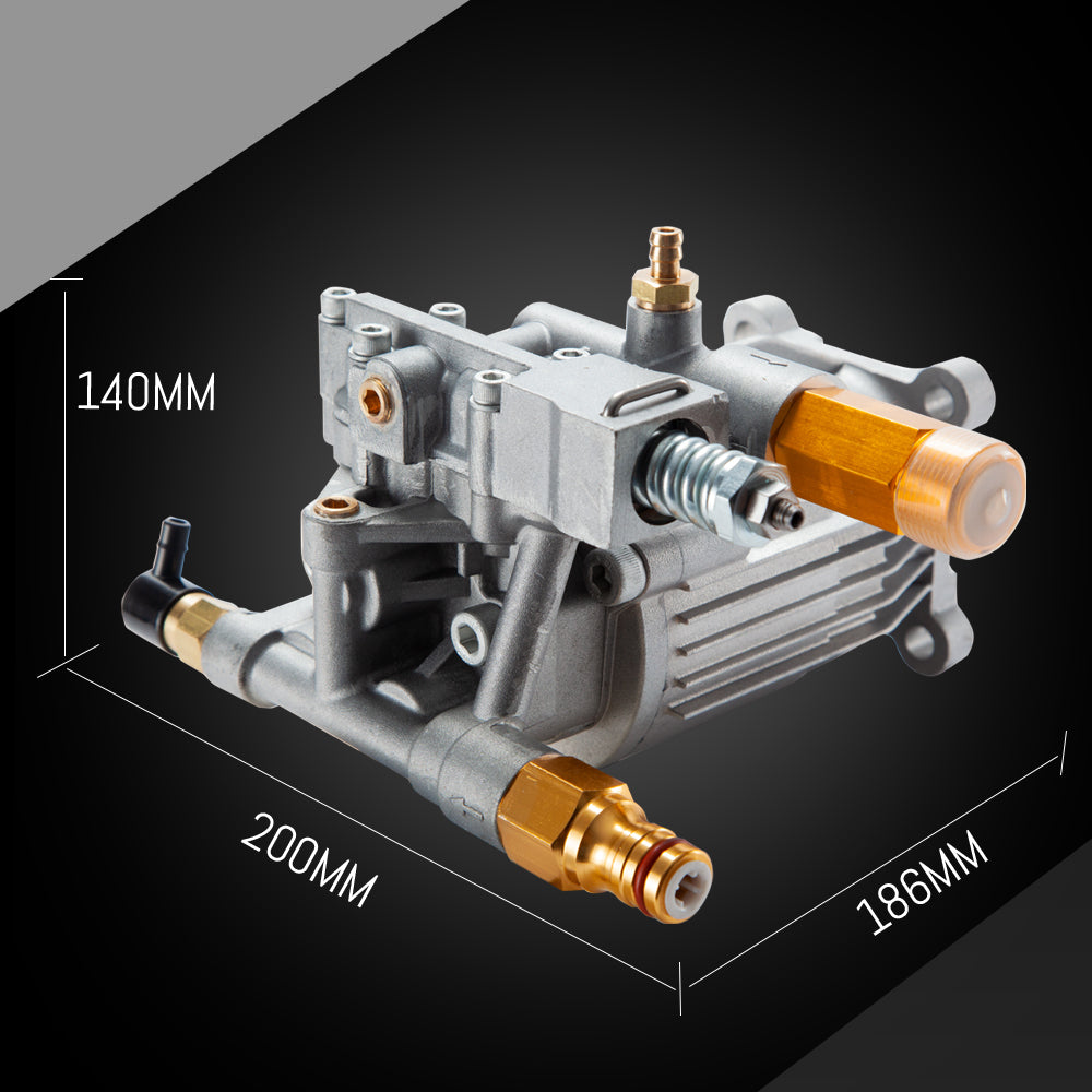 Universal High-Pressure Washer Pump with 0.6m Shaft for Petrol Cleaners