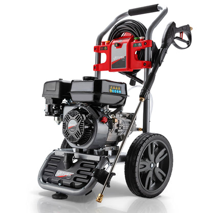 4800 PSI Petrol Pressure Washer with 7HP Engine and 5 Nozzles, 1.8 Meter Hose