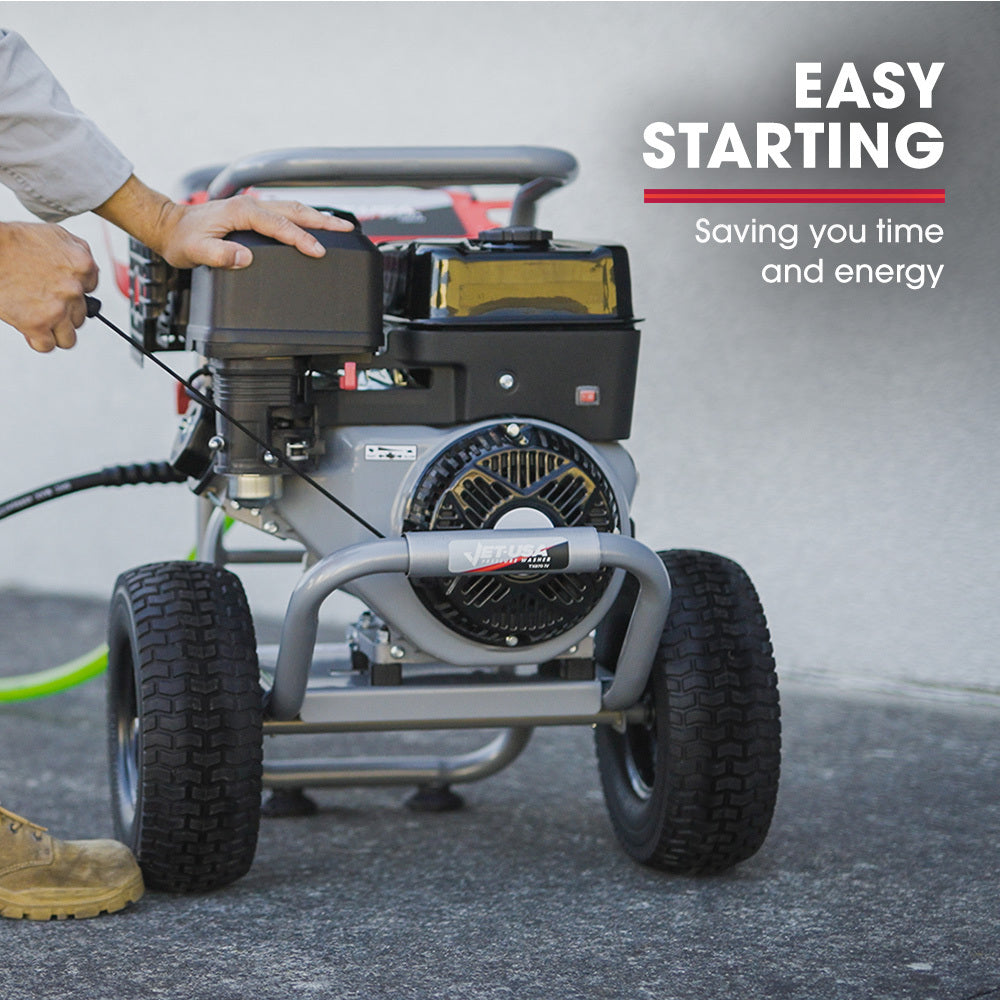 15HP 420cc Petrol Pressure Washer with 20m Hose and Italian AR Pump