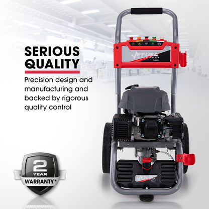 Petrol-Powered High Pressure Washer CX660 with 7HP Engine and Detergent Tank