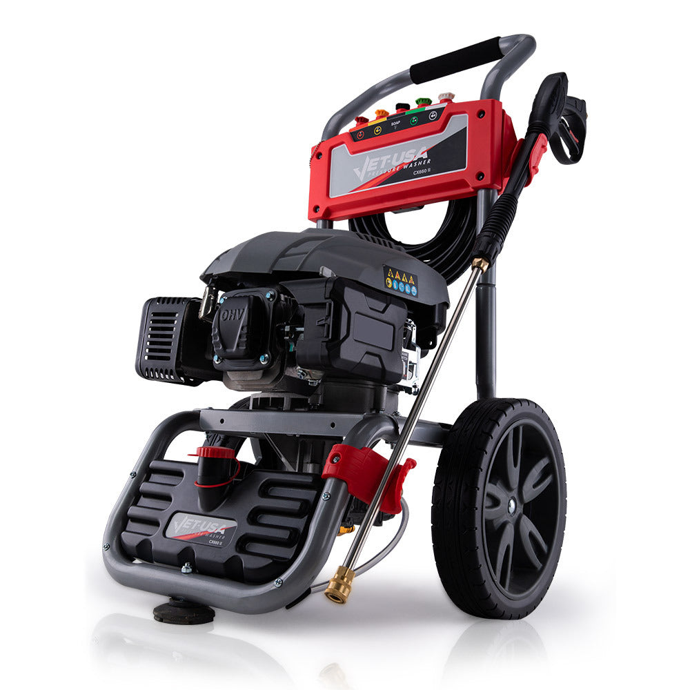 Petrol-Powered High Pressure Washer CX660 with 7HP Engine and Detergent Tank
