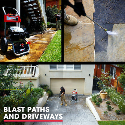 Petrol-Powered High Pressure Washer CX660 with 7HP Engine and Detergent Tank