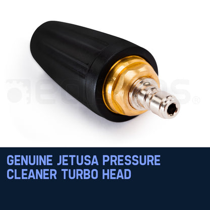 High Pressure Washer Turbo Head Nozzle, 0.64m, Max 3200PSI, Quick Connect