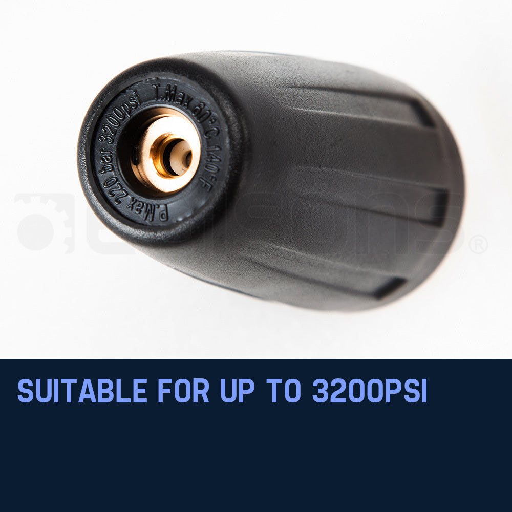 High Pressure Washer Turbo Head Nozzle, 0.64m, Max 3200PSI, Quick Connect