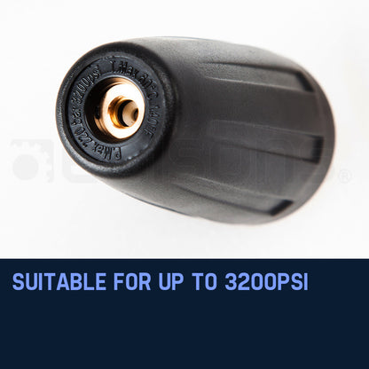 High Pressure Washer Turbo Head Nozzle, 0.64m, Max 3200PSI, Quick Connect