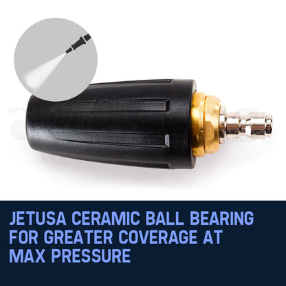 High Pressure Washer Turbo Head Nozzle, 0.64m, Max 3200PSI, Quick Connect