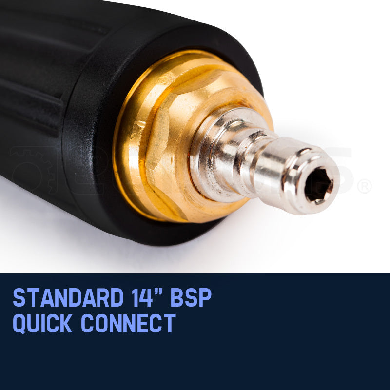 High Pressure Washer Turbo Head Nozzle, 0.64m, Max 3200PSI, Quick Connect