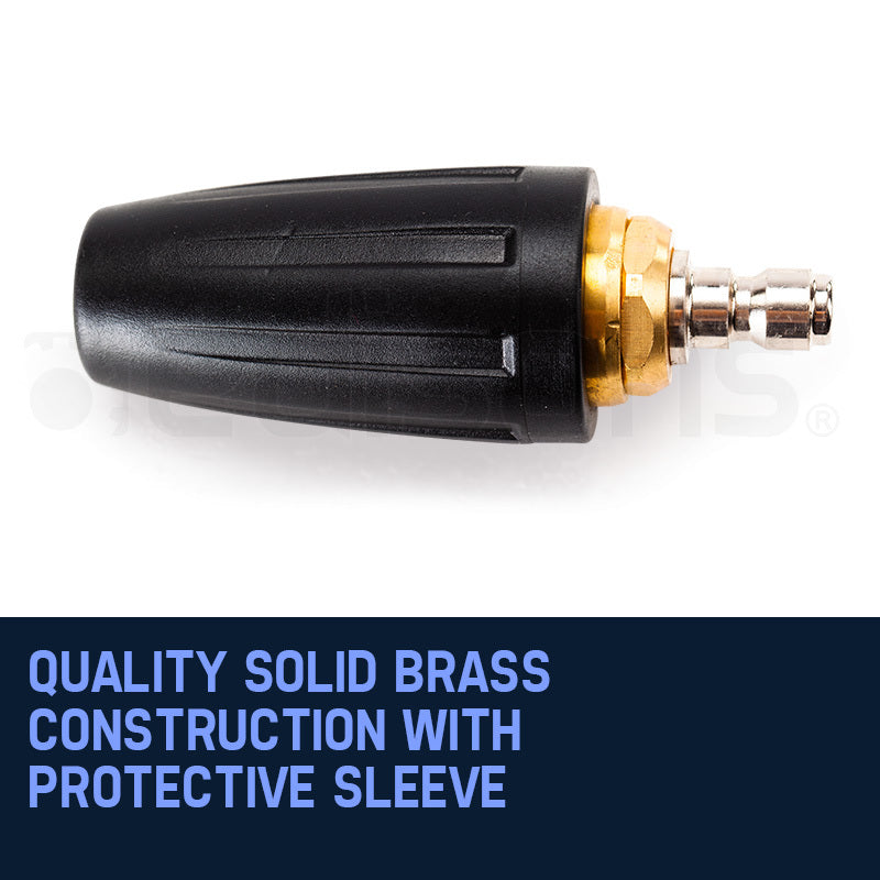 High Pressure Washer Turbo Head Nozzle, 0.64m, Max 3200PSI, Quick Connect