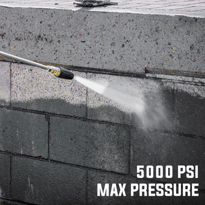 High-Pressure Turbo Nozzle for 5000PSI Pressure Washers - 0.01 Meter BSP Connect