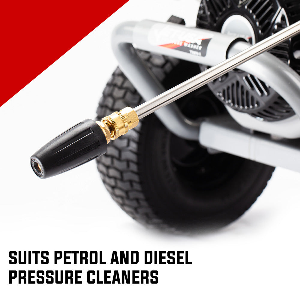 High-Pressure Turbo Nozzle for 5000PSI Pressure Washers - 0.01 Meter BSP Connect
