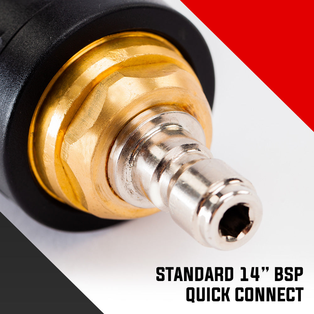 High-Pressure Turbo Nozzle for 5000PSI Pressure Washers - 0.01 Meter BSP Connect