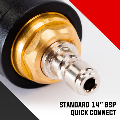 High-Pressure Turbo Nozzle for 5000PSI Pressure Washers - 0.01 Meter BSP Connect
