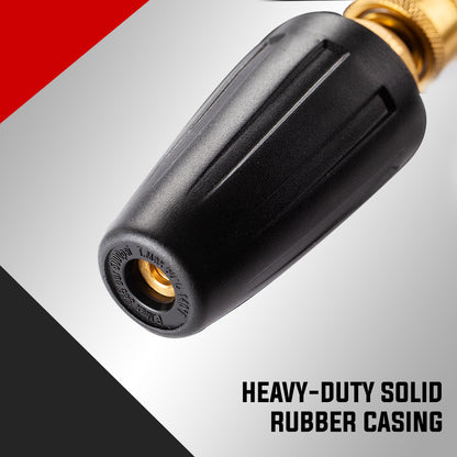 High-Pressure Turbo Nozzle for 5000PSI Pressure Washers - 0.01 Meter BSP Connect