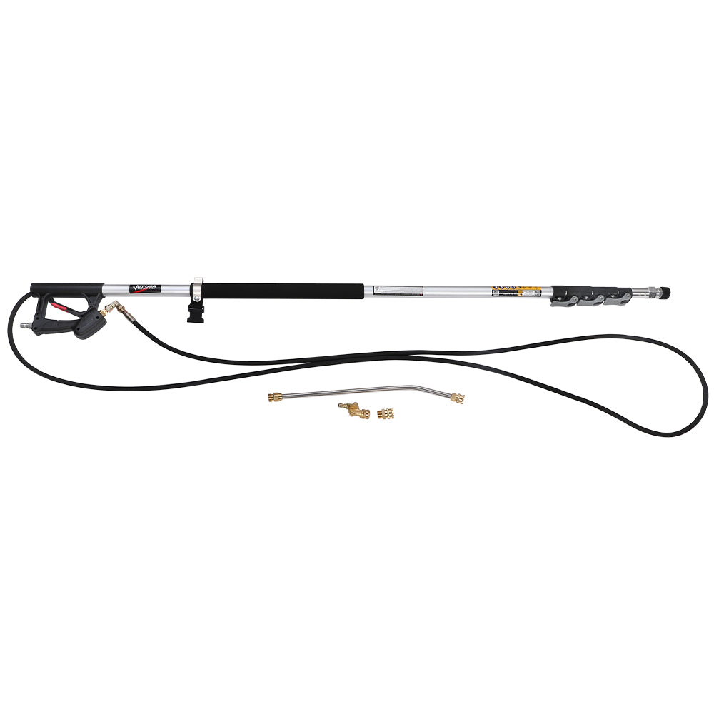 Telescopic Pressure Washer Wand Extension, 5.5m Reach, 4000 PSI, Quick Connect