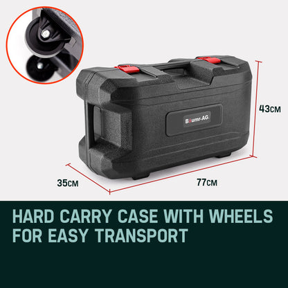 40cc 2-Stroke Petrol Post Driver with Vibration Absorption, 11kg, 0.075m Posts