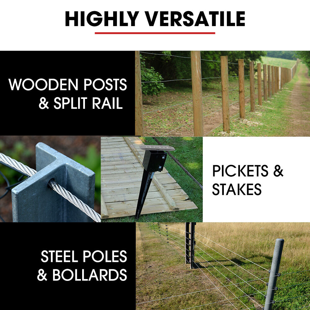 HP360e 2200W Electric Post Driver, with 2 Piling Socket Sleeves
