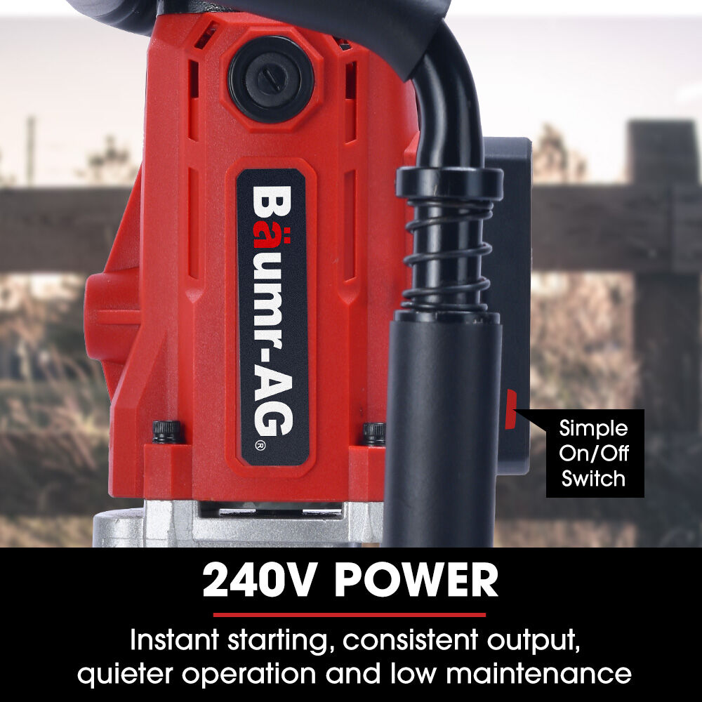 HP360e 2200W Electric Post Driver, with 2 Piling Socket Sleeves