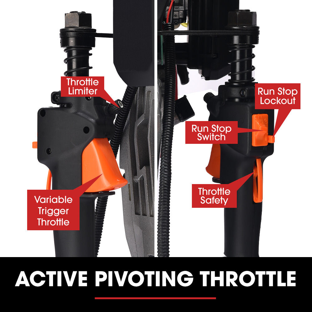 HP480 55cc 4-Stroke Petrol Post Driver, with 2 Piling Socket Sleeves