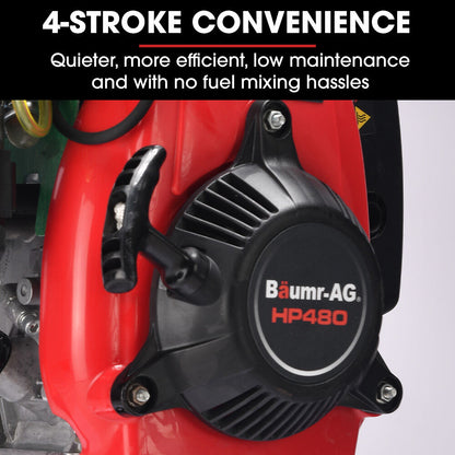 HP480 55cc 4-Stroke Petrol Post Driver, with 2 Piling Socket Sleeves