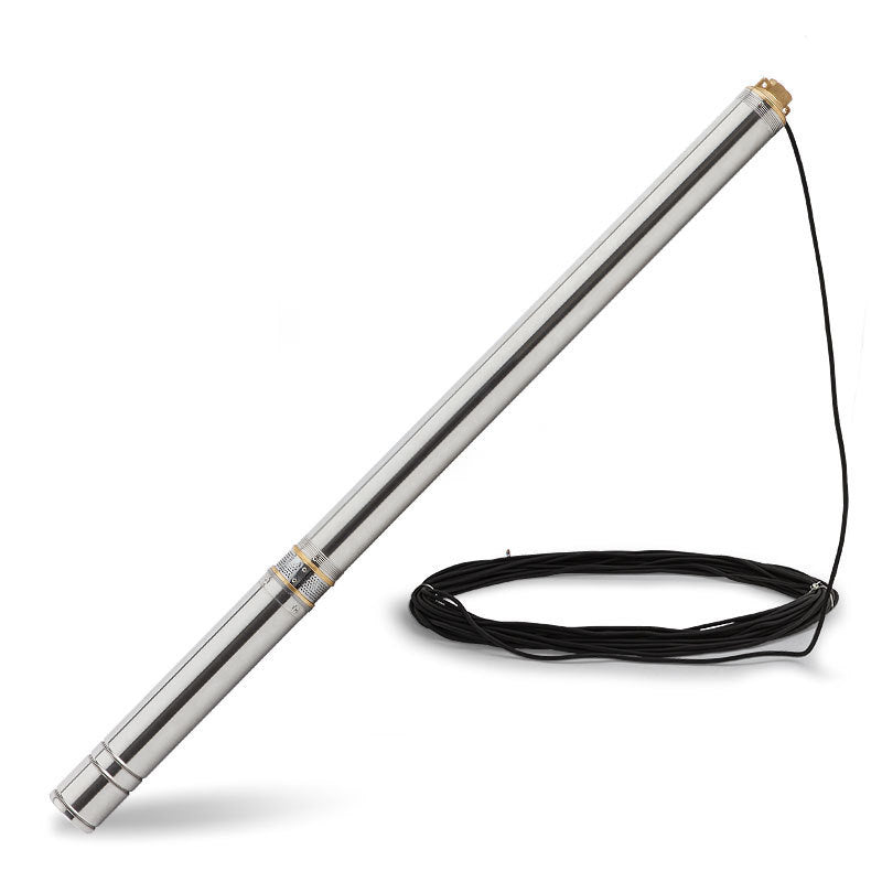 3HP Submersible Bore Pump, Stainless Steel, 83L/min, 120m Depth, 240V