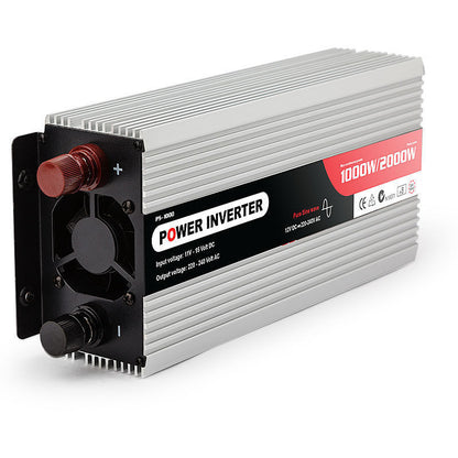 Pure Sine Wave 1kW/2kW Power Inverter for Car, Caravan & Boat - 12V/240V Compatible