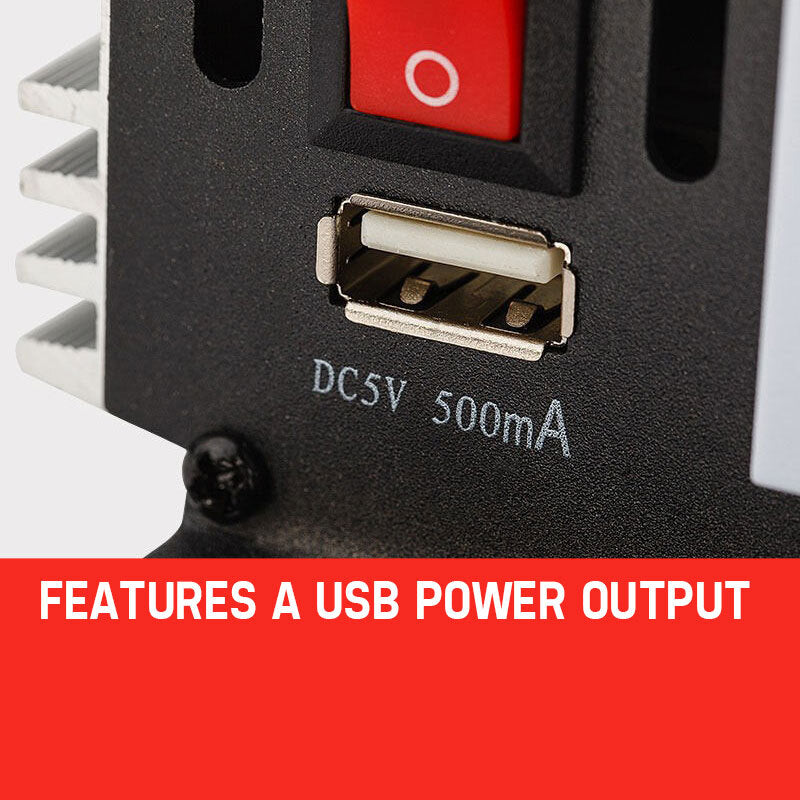 1500W/3000W Pure Sine Wave Power Inverter for Car, Boat, Caravan, 12V to 240V