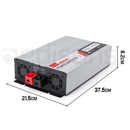 2500W/5000W Pure Sine Wave Power Inverter for Caravan, Boat, Car & 4WD