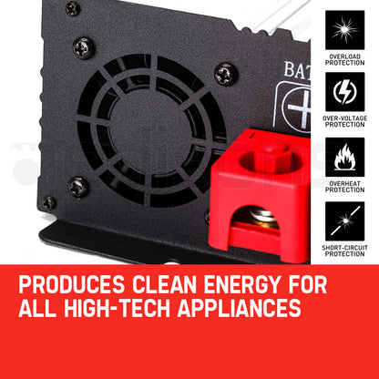 2500W/5000W Pure Sine Wave Power Inverter for Caravan, Boat, Car & 4WD