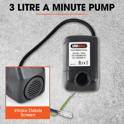Replacement Parts Washer Pump, 3L/min Flow Rate, Compatible with Various Models