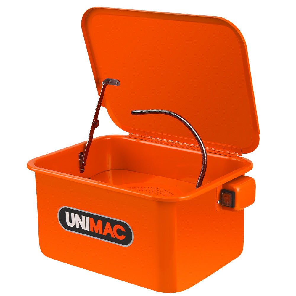 22L Auto Parts Washer for Small Garages - Durable Steel, Fire Safe Design