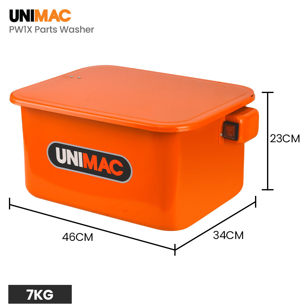 22L Auto Parts Washer for Small Garages - Durable Steel, Fire Safe Design