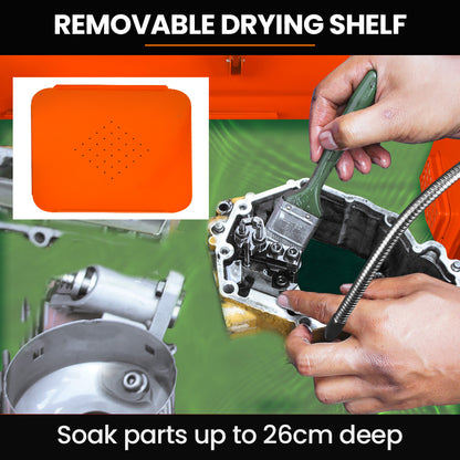 Heavy Duty 0.86m Multi-Purpose Auto Parts Washer with Removable Work Shelf