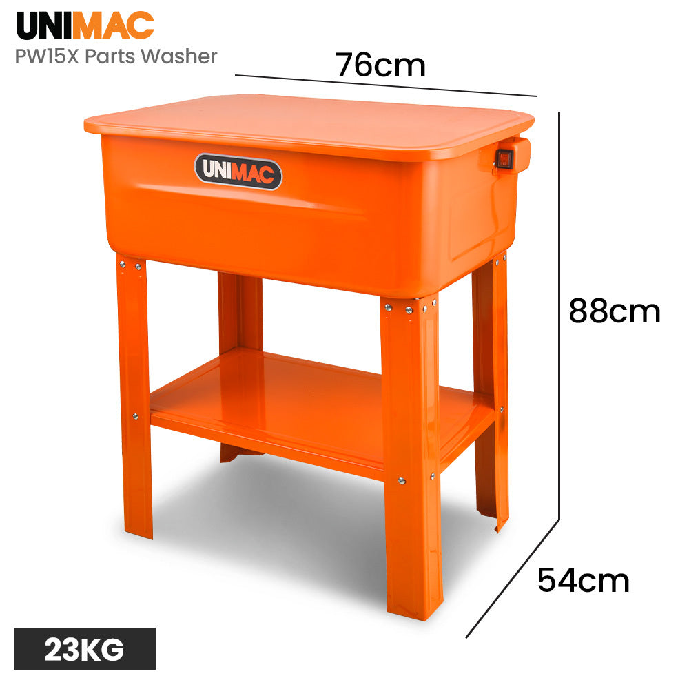 Heavy Duty 0.86m Multi-Purpose Auto Parts Washer with Removable Work Shelf