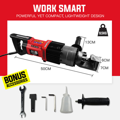 Hydraulic Portable Electric Rebar Cutter 0.16m 850W, 9.5kg, 2.5s Cycle Time