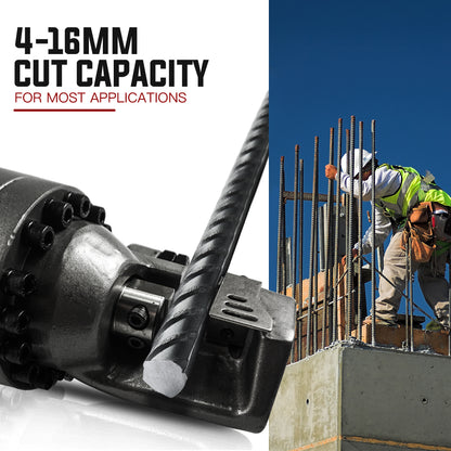 Hydraulic Electric Rebar Cutter 0.016m 850W - Portable and Efficient