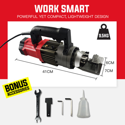 Hydraulic Electric Rebar Cutter 0.016m 850W - Portable and Efficient
