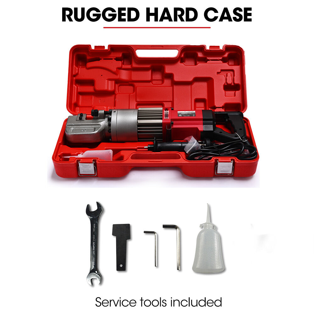 Heavy-Duty 1000W Electric Hydraulic Rebar Cutter, 3s Cycle, 4-20mm Capacity