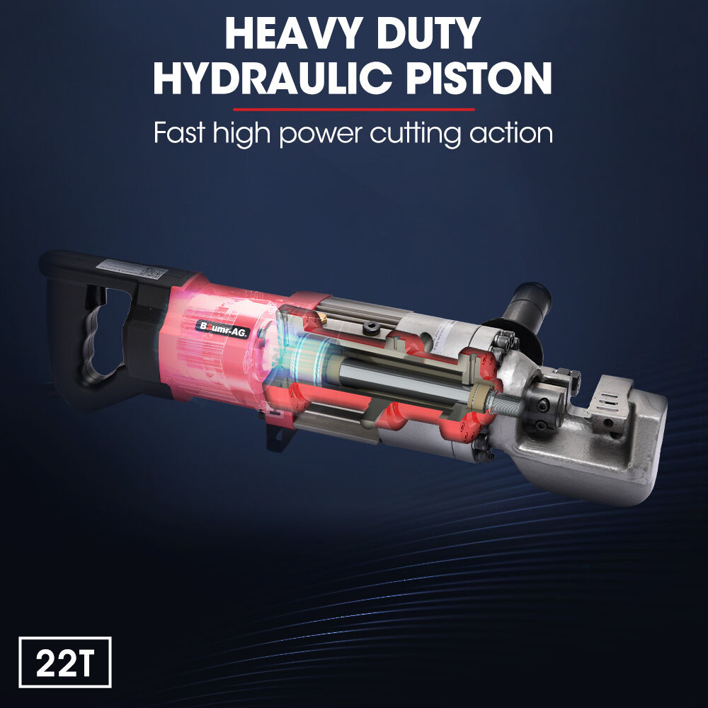 Heavy-Duty 1000W Electric Hydraulic Rebar Cutter, 3s Cycle, 4-20mm Capacity