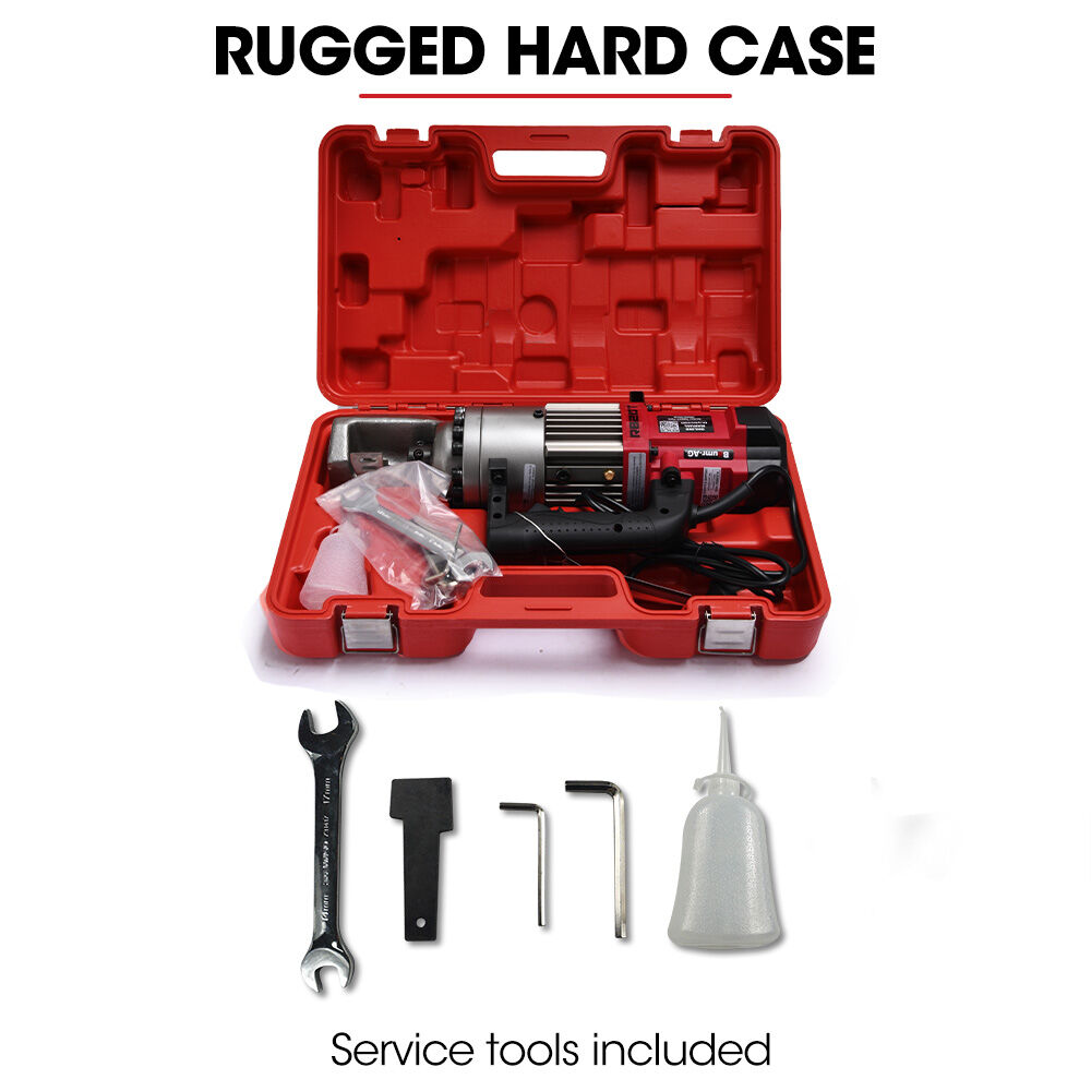 Heavy-Duty Electric Hydraulic Rebar Cutter 0.1-0.2m, 11.5kg, 1000W, 3s Cycle