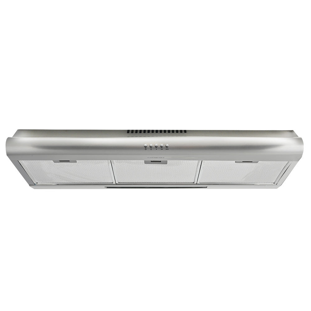 90cm Stainless Steel Rangehood with 3-Speed, Quiet Operation, Washable Filters