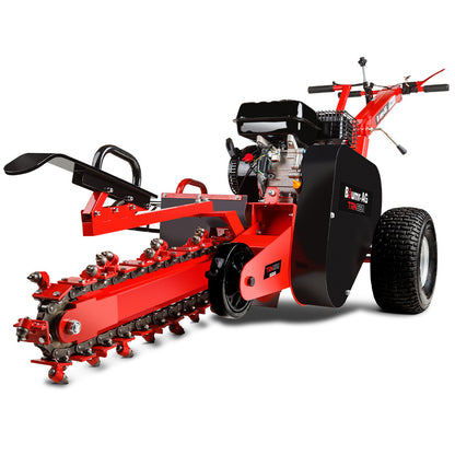 8HP Trench Digger with Carbide Claws, 600mm Depth, Adjustable Controls