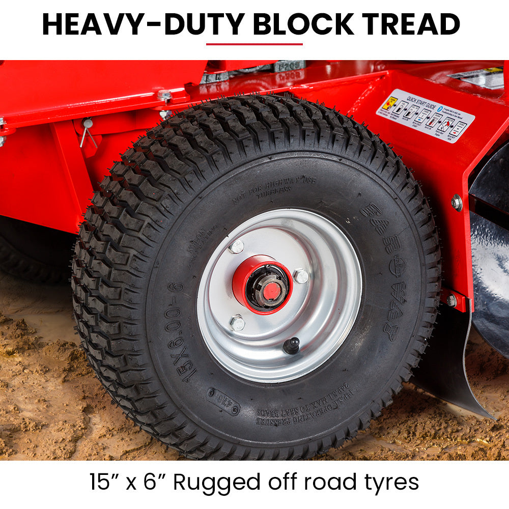 8HP Trench Digger with Carbide Claws, 600mm Depth, Adjustable Controls