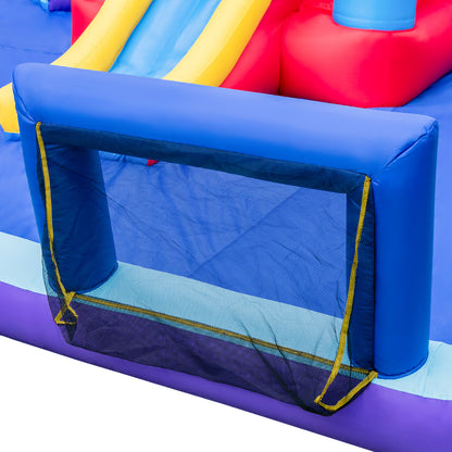 Rocket Theme Inflatable Water Slide Park Inflatable Castle without Blower