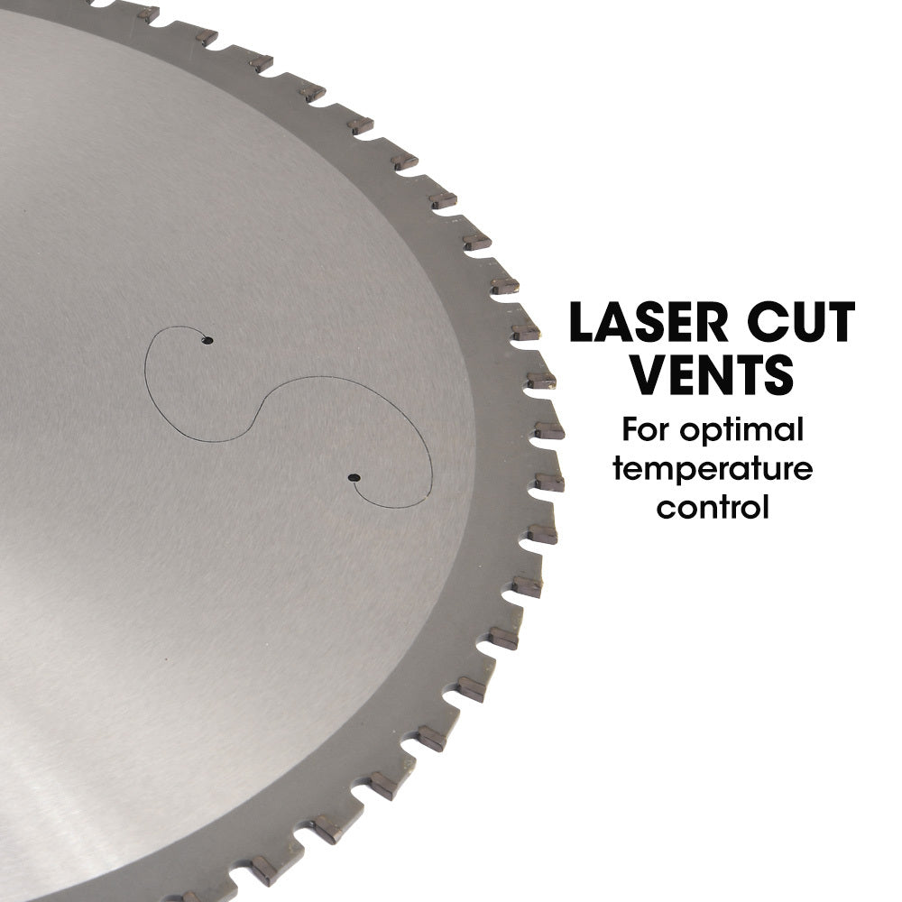 355mm Ceramic Alloy Blade for Metal Cut-Off Saws, Low Spark, Long Lasting