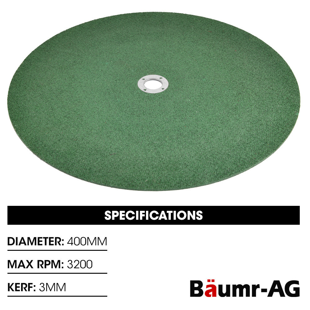 400mm Composite Resin Cutting Wheels for Metal - Set of 5