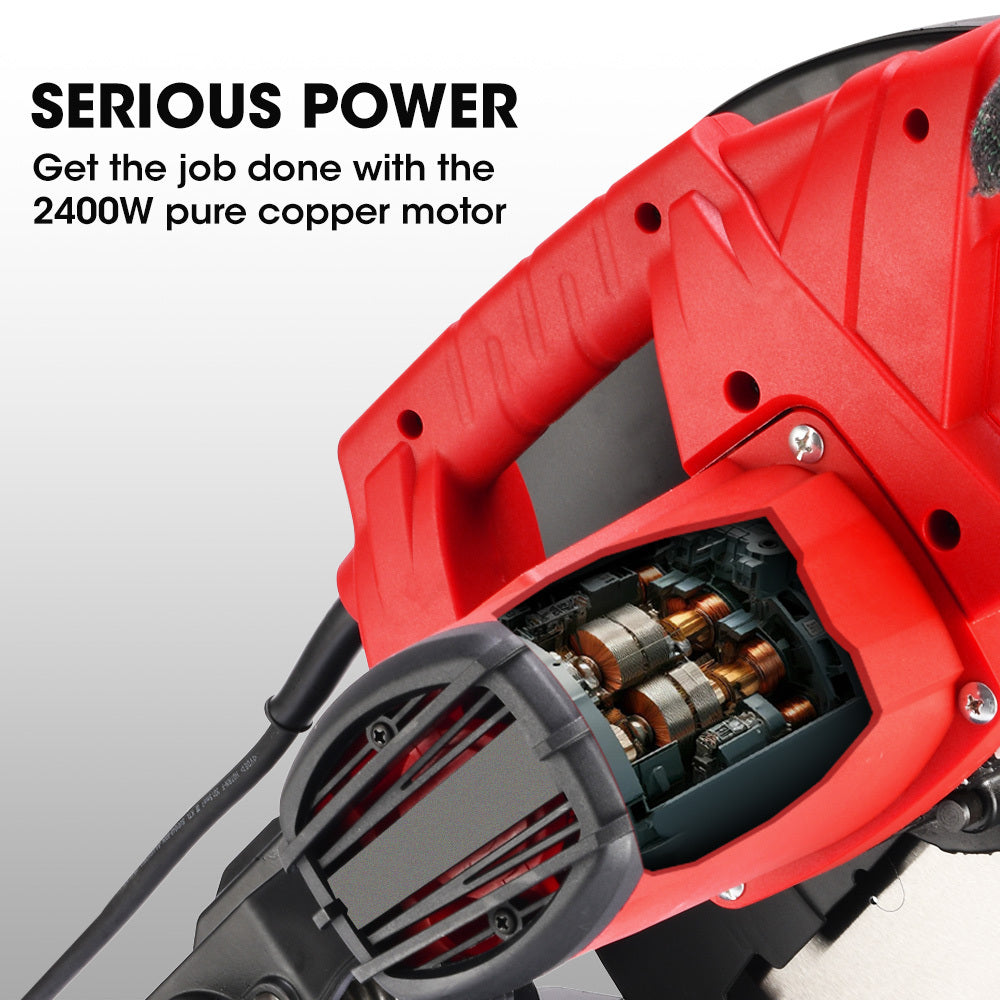 2400W 0.35m Metal Cut Off Saw with Ceramic Alloy Blade & 45° Mitre Cutting