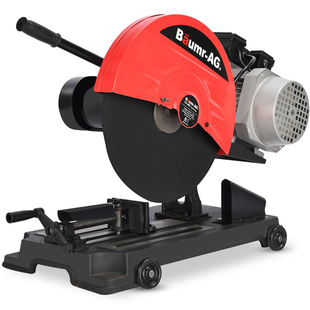 2400W Brushless Metal Cut Off Saw, 0.4m Blade, 60kg, 45-Degree Mitre Cuts