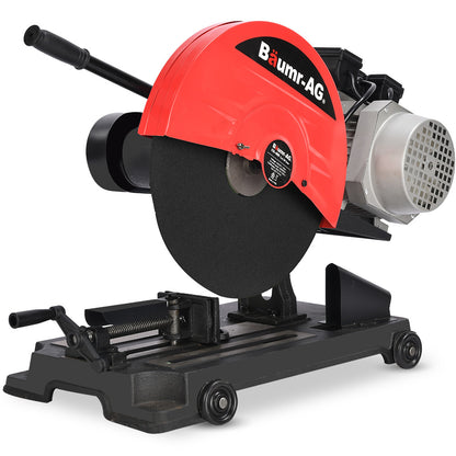 2400W Brushless Metal Cut Off Saw, 0.4m Blade, 60kg, 45-Degree Mitre Cuts