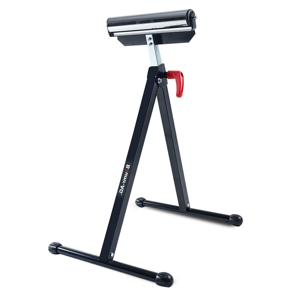 Adjustable Roller Support Stand, 0.6m to 1.08m Height, 60kg Capacity, Folding